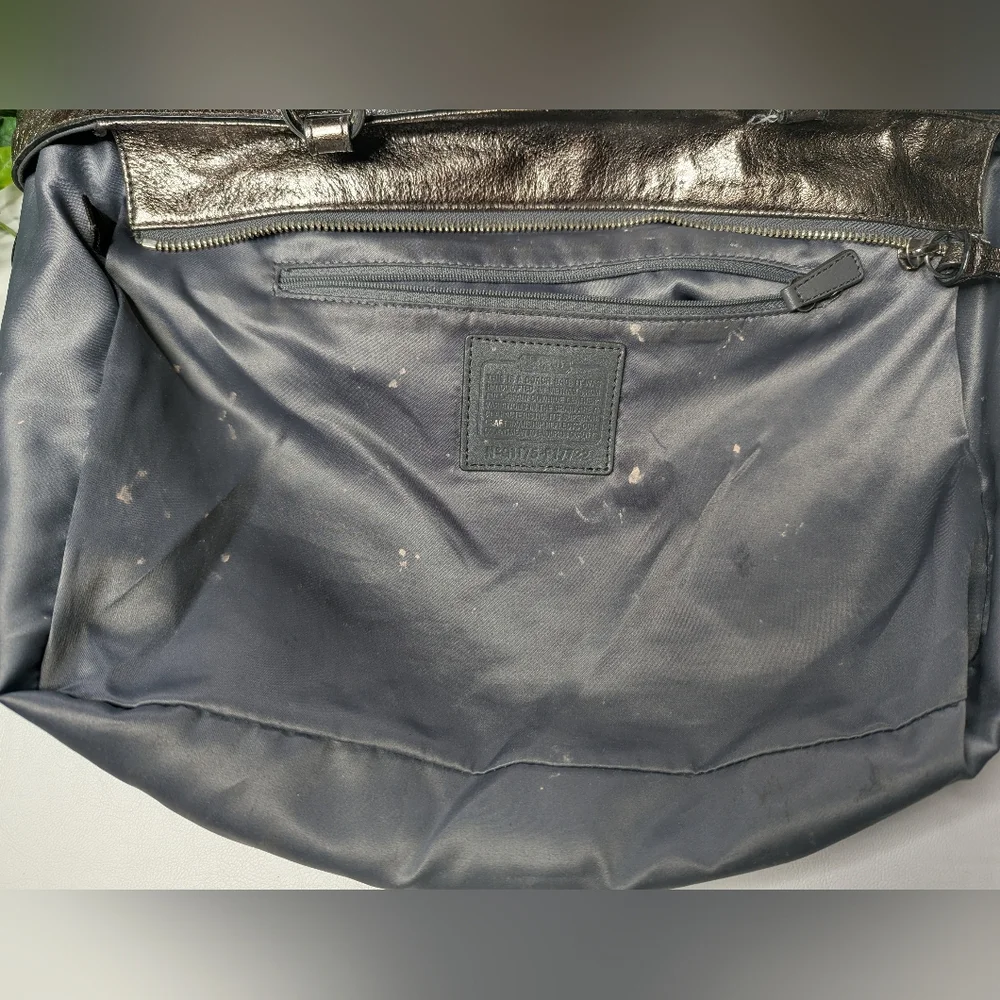 Coach F17722 Metallic Carryall Bag